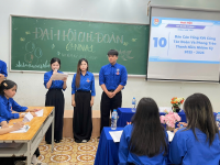 CHI ĐOÀN 67.NNA-1 TỔ CHỨC CHƯƠNG TRÌNH ĐẠI HỘI MẪU