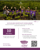 📢 HỌC BỔNG SIX SENSES SUSTAINABLE HOSPITALITY SCHOLARSHIP 2026-2027