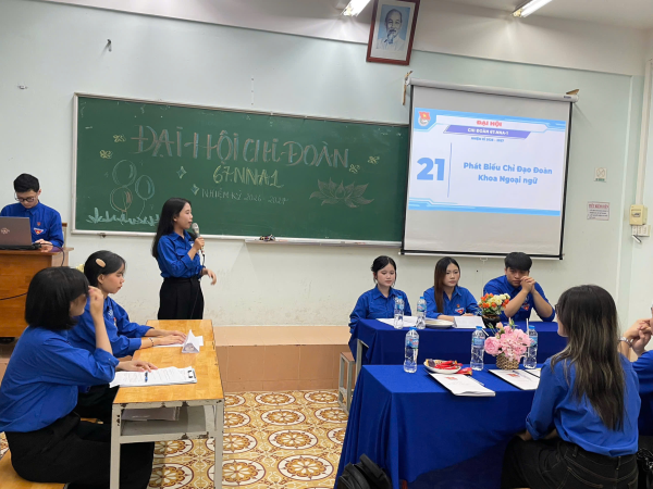CHI ĐOÀN 67.NNA-1 TỔ CHỨC CHƯƠNG TRÌNH ĐẠI HỘI MẪU