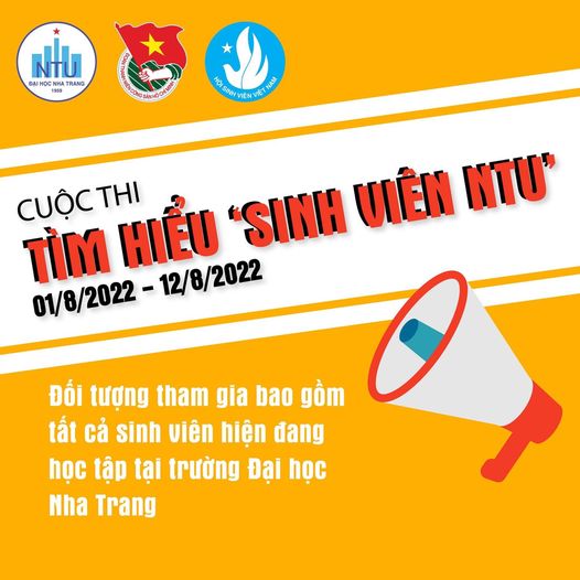 CHÍNH THỨC PHÁT ĐỘNG CUỘC THI "TÌM HIỂU SINH VIÊN NTU"