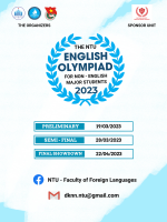 CUỘC THI OLYMPIC TIẾNG ANH KHÔNG CHUYÊN NTU 2023