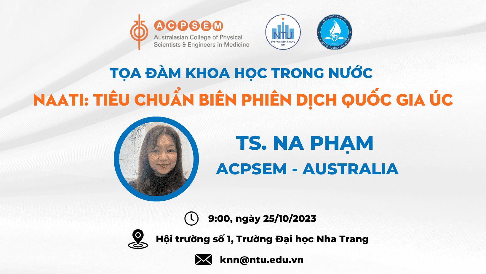 HỘI THẢO NAATI: TIÊU CHUẨN BIÊN PHIÊN DỊCH QUỐC GIA AUSTRALIA.