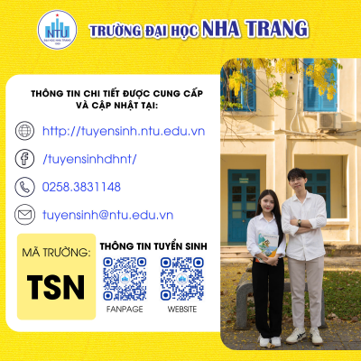TỔ HỢP XÉT TUYỂN 2025 - TRƯỜNG ĐH NHA TRANG 🔥🔥🔥